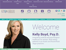 Tablet Screenshot of centexobgyn.com